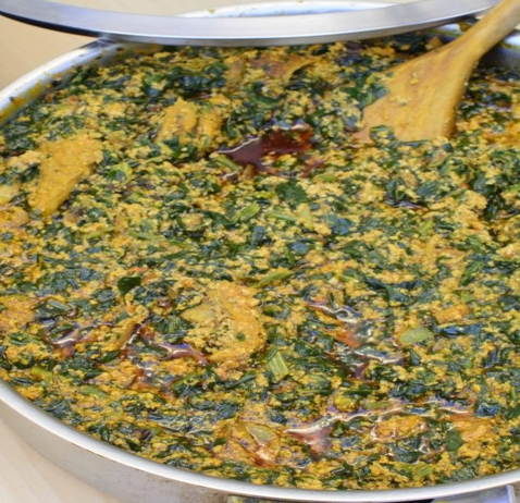 Foufou et Sauce Egusi